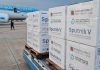 Llegó al país un cargamento enviado por Rusia para avanzar con la producción en Argentina de la vacuna Sputnik V
