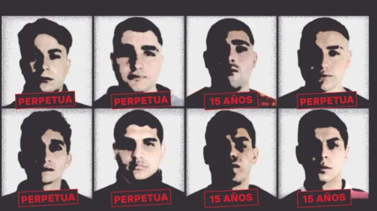 Fueron condenados por la muerte de Fernando Báez Sosa, los ocho rugbiers