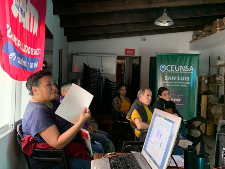 La Municipalidad y la Universidad de Salta iniciaron la cursada en el CEUNSa de San Luis