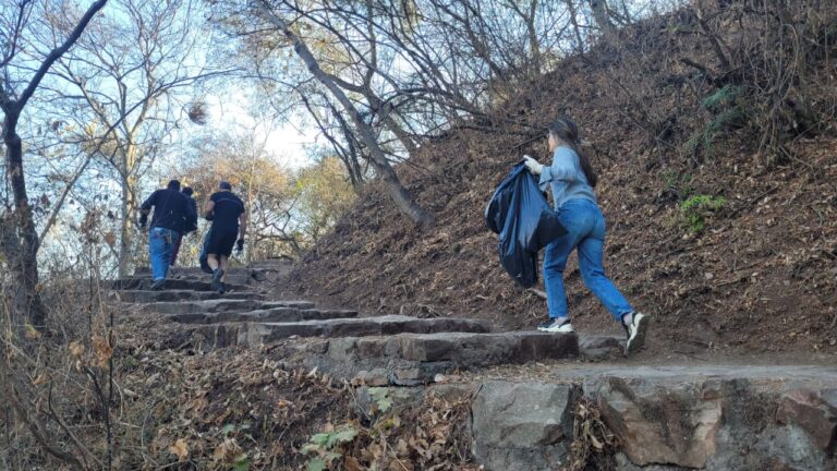 La Municipalidad inició una limpieza masiva del cerro San Bernardo