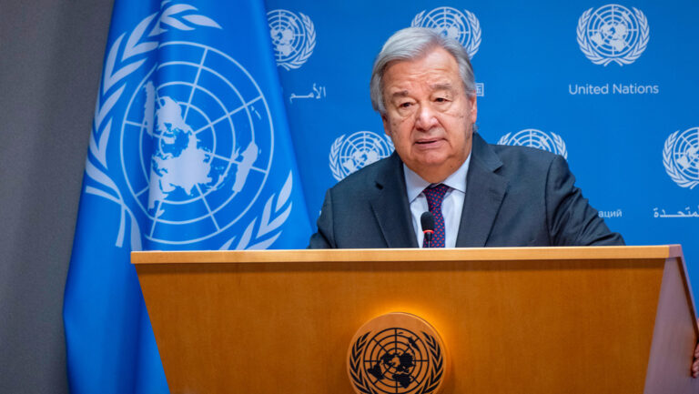Guterres: «Los atroces ataques de Hamás no pueden justificar el castigo colectivo al pueblo palestino»