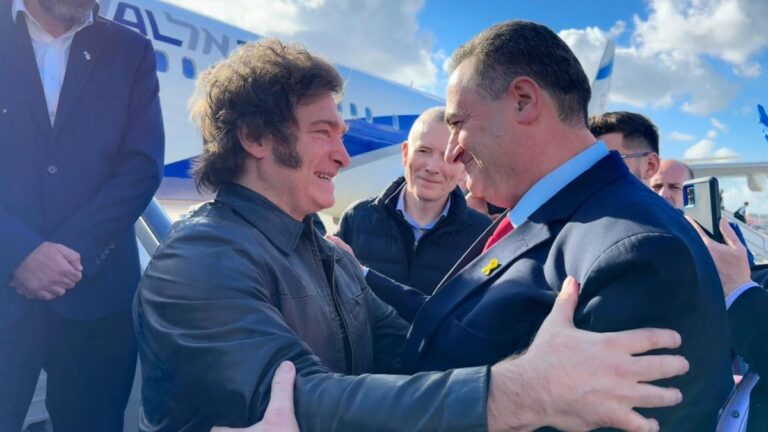 Javier Milei llegó a Israel y ratificó que mudará la embajada argentina a Jerusalén