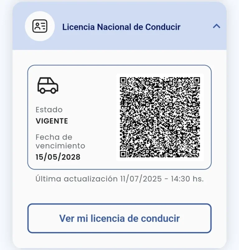 Ya se puede visualizar la licencia de conducir en la App Muni Salta